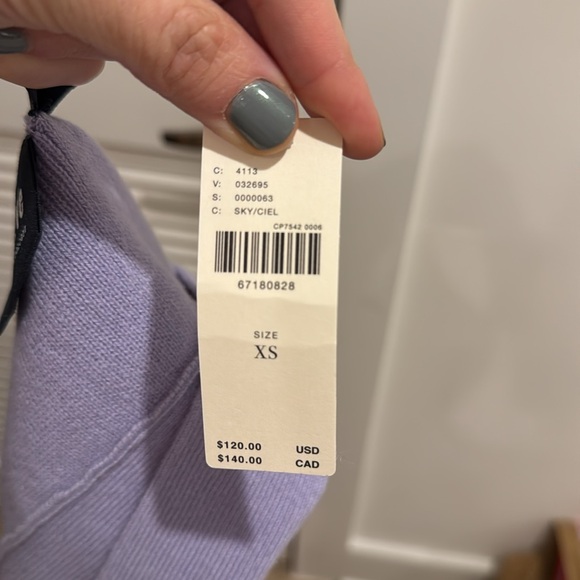 NWT lilac crop sweater tank - Picture 8 of 8